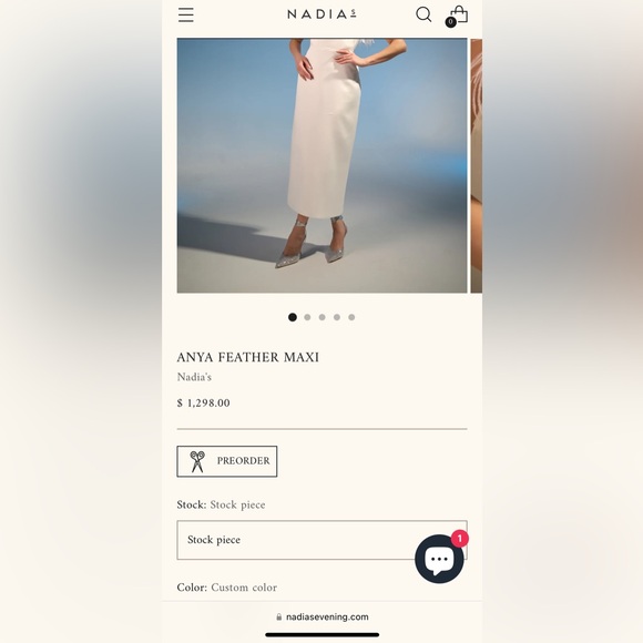 Statement midi, size 6 with some custom alterations, only worn once! - Picture 10 of 12